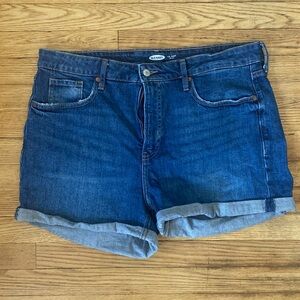 Old Navy O.G High Rise Denim Short, Size 16